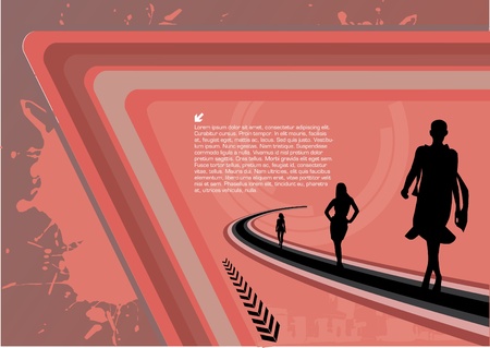 abstract women designのイラスト素材