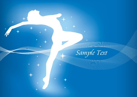 magic ballet backgroundのイラスト素材