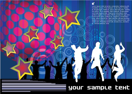 music abstract background のイラスト素材