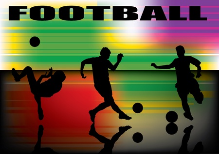 soccer players set vector のイラスト素材