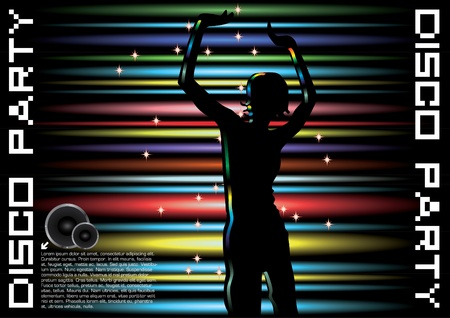 dancing woman vector のイラスト素材