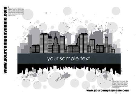 funky city background のイラスト素材