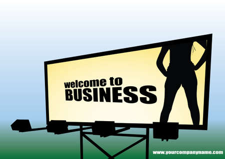 billboardのイラスト素材