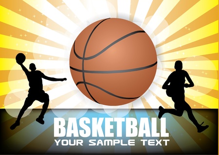 basketball vector のイラスト素材
