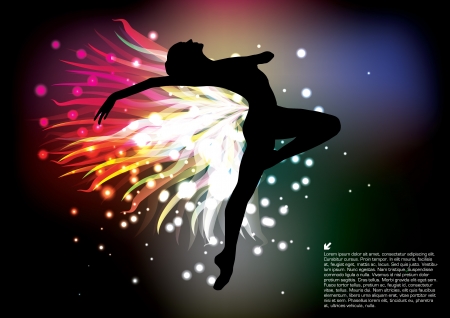 magic ballet background のイラスト素材