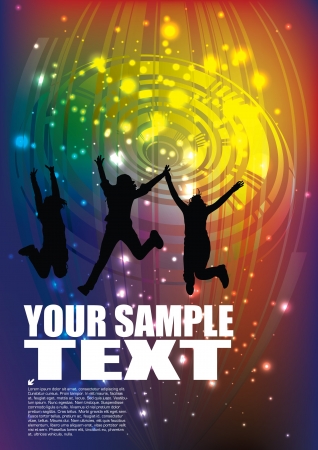 party people background のイラスト素材