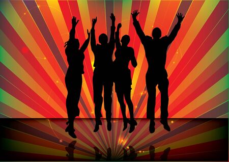 party people background のイラスト素材