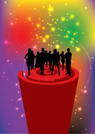 business team concept のイラスト素材