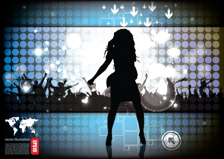 pop star singer background のイラスト素材