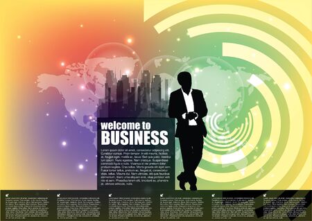 business background のイラスト素材