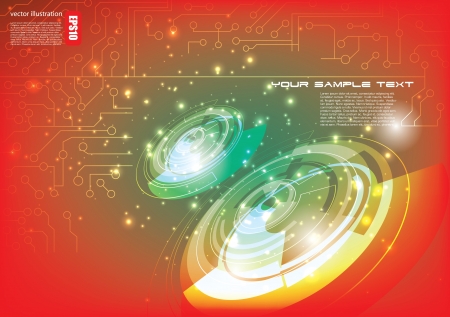 Abstract technology background のイラスト素材