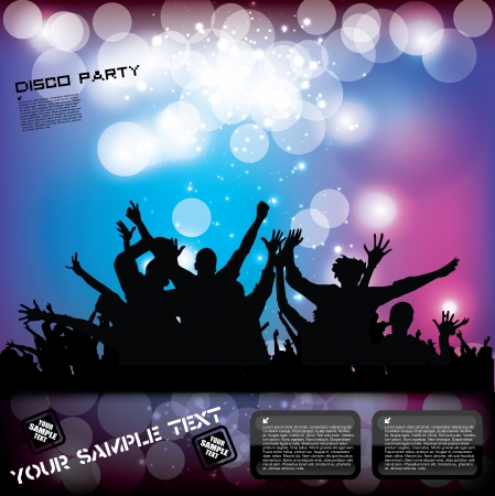 party poster concept のイラスト素材