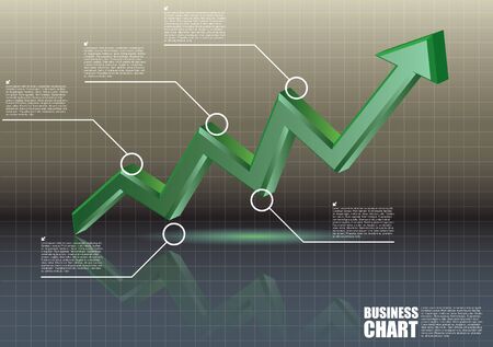 chart concept のイラスト素材