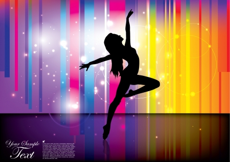 magic ballet background のイラスト素材