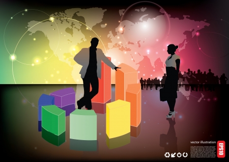 business background のイラスト素材