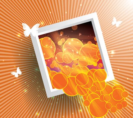 abstract frame vector  のイラスト素材