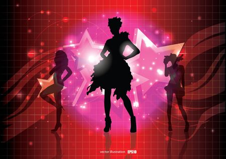 fashion background  のイラスト素材