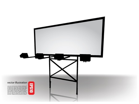 blank billboard  のイラスト素材