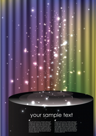 magic podium background  のイラスト素材