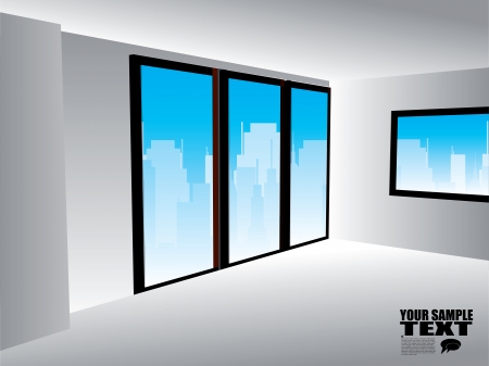 modern interiorのイラスト素材