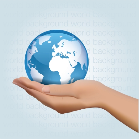 world care conceptのイラスト素材