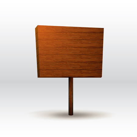 Wooden Signのイラスト素材