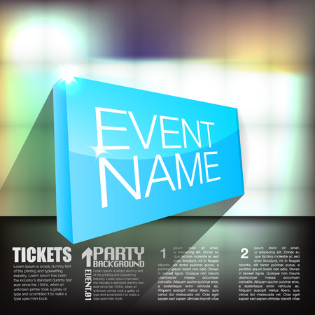 Party Poster Templateの写真素材