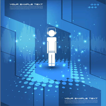 Music Man Backgroundのイラスト素材