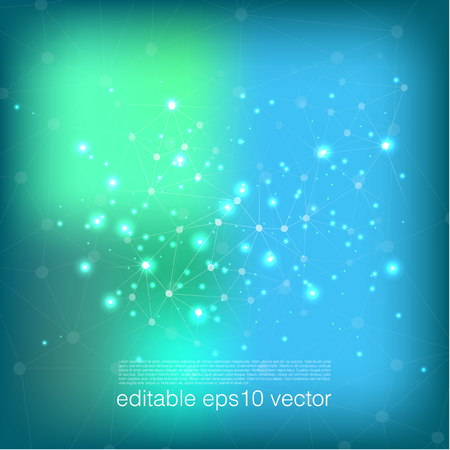 Digital Glowing Backgroundのイラスト素材