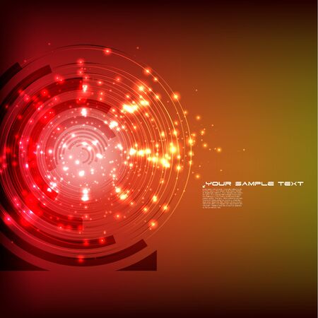 Futuristic Technology Wheels Backgroundのイラスト素材
