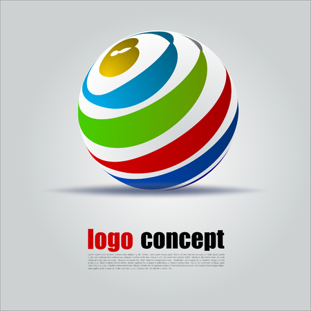 Colorful Logo Conceptのイラスト素材