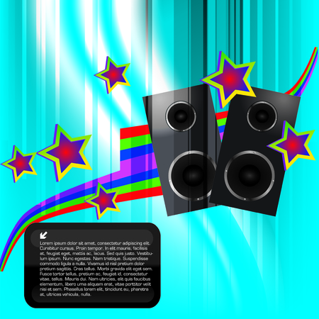 Abstract musical backgroundのイラスト素材