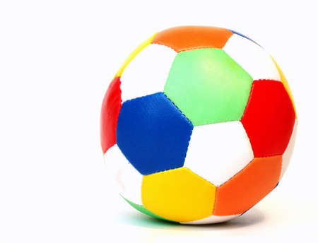 ball with colorful blocks of colorの写真素材