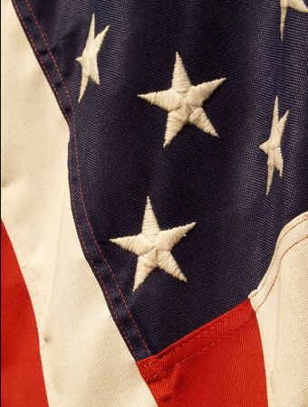 a portion of the flag of the United States of America