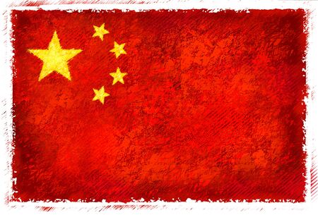 Flag of Chinaの写真素材