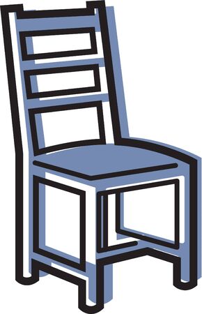 Illustration of a chairの写真素材