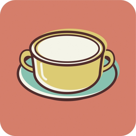 Illustration of a bowlの写真素材