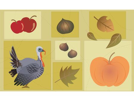 A Thanksgiving collage