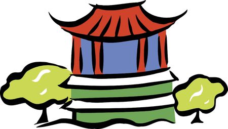 Pagodaの写真素材