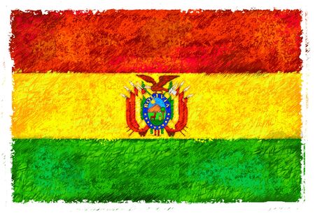 Flag of Boliviaの写真素材