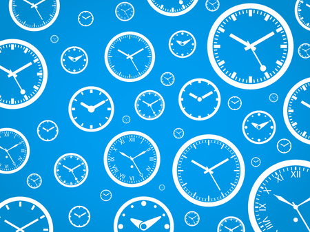 Clock Background - Isolated Vector Illustrationのイラスト素材
