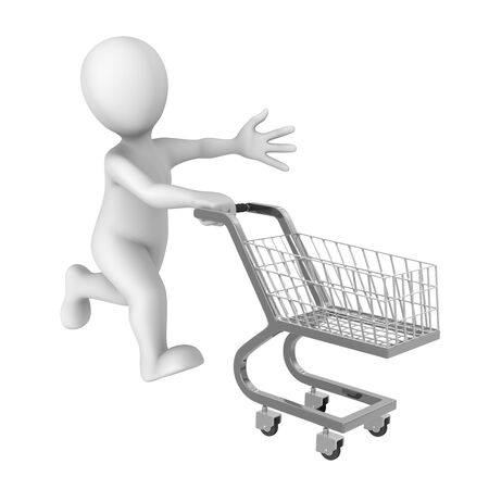 shopping cartの写真素材