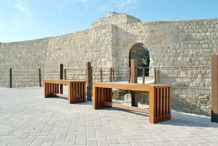 Bahrain National Fort view at Sunny day