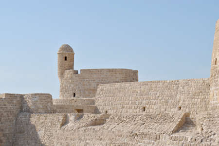 Bahrain National Fort view at Sunny day