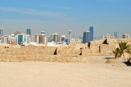 Bahrain National Fort view at Sunny dayのeditorial素材