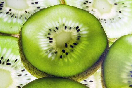 photo of the fresh juicy kiwi fruitの写真素材