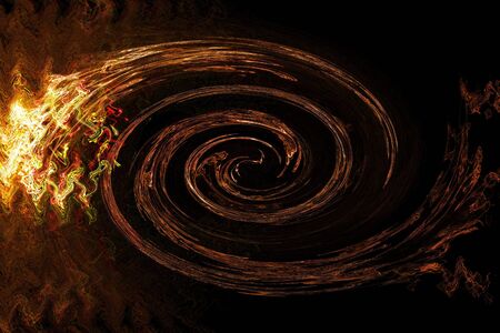 illustration of the abstract firework on the blackの写真素材