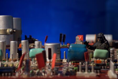 cyber terrorism concept computer bomb