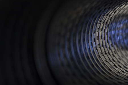 film strip on black backgroundの写真素材