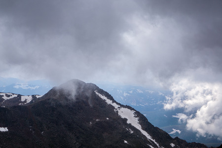 Storms developing at 14,000 feet in Colorado.